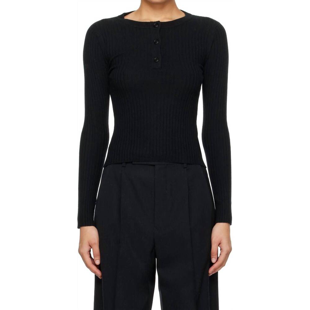 NEW ARCH4 CASHMERE noa cashmere sweater in black